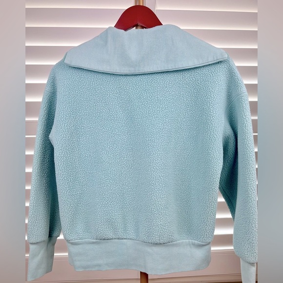 Sherpa 1/4 Zip Pullover Sweater w/Sailor Collar Sz.XS by A New Day - Picture 4 of 5